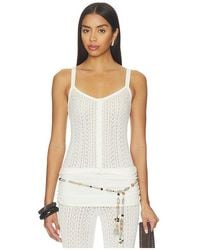 Tularosa - Erin Pointelle Knit Tank - Lyst