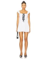 Show Me Your Mumu - Minivestido Mabel En Color Blanco Talla (También En Xs, S, M, Xl) - Lyst