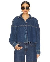 FRAME - Camisa Bubble En Color Azul Talla (También En M, Xl, Xs) - Lyst
