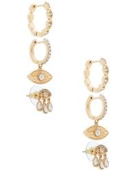 BaubleBar - Good Intentions Evil Eye Earring Set - Lyst