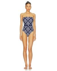 MILLY - Rope Print One Piece - Lyst