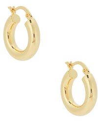 Shashi - Pendientes De Aro Dominique En Color Oro Metálico Talla - Lyst