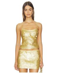 GUIZIO - Paillette Cami - Lyst