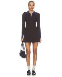 GOOD AMERICAN - The Knit Polo Mini Dress - Lyst