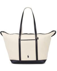 Polo Ralph Lauren - Canvas Large Tote - Lyst