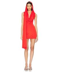 Sid Neigum - Cape Cowl Mini Dress - Lyst