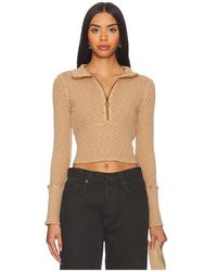 Free People - X We The Free Midnight Half Zip Sweater - Lyst