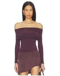 Wolford - Sheer Drape Top Long Sleeves - Lyst