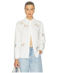 Alice + Olivia - Button-Down-Bluse Finely - Lyst