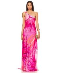 Hemant & Nandita - Abira One Shoulder Maxi Dress - Lyst