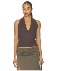 St. Agni - Fine Merino Halter Top - Lyst