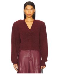 ROTATE BIRGER CHRISTENSEN - Knit Puffsleeve Cardigan - Lyst