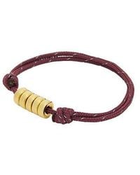 Eliou - Pulsera De Paracord Cade En Color Burgundy,Metallic Talla - Lyst