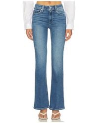 PAIGE - High Rise Laurel Canyon Bootcut Jeans - Lyst