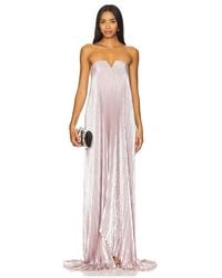 L'idée - Vestido Largo Tie En Color Rosado Talla (También En 12/L, 6/Xs, 8/S) - Lyst