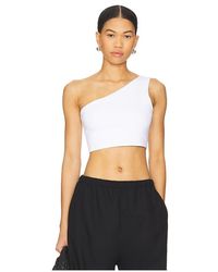 Susana Monaco - One Shoulder Crop Top - Lyst
