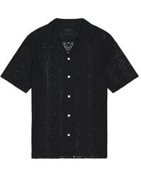 AllSaints - Netley Short Sleeve Shirt - Lyst