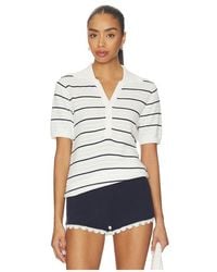 Varley - Wren Knit Polo Top - Lyst