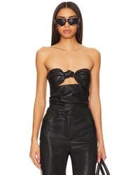 Lovers + Friends - Oberteil Daxton Faux Leather - Lyst