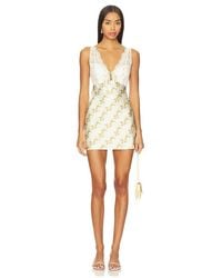 Free People - Minivestido Countryside Printed En Color Ivory Talla (También En M, S, Xl, Xs) - Lyst