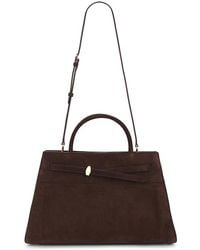 Veronica Beard - Bolso Grande Con Asa Superior En Color Chocolate Talla - Lyst