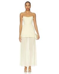 Amanda Uprichard - Christy Maxi Dress - Lyst
