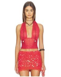 Indah - Ayat Solid 70S Disco Halter Top - Lyst