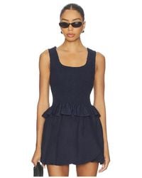 Onia - Air Linen Smocked Tank Top - Lyst