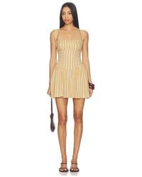 Free People - Laurel Plaid Mini Dress - Lyst
