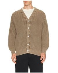 Devereux Golf - The Fisherman Rib Cardigan - Lyst
