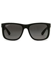 Ray-Ban - Gafas De Sol Justin En Color Negro Talla - Lyst