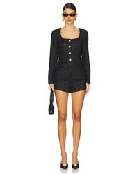 Amanda Uprichard - Long Sleeve Kya Romper - Lyst