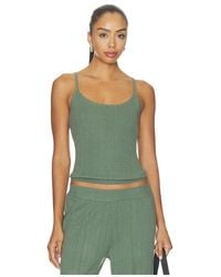 Eberjey - Pointelle Scoop Neck Cami Top - Lyst