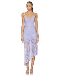 Runaway the Label - Dia Asymmetrical Hem Midi Dress - Lyst
