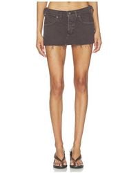 Free People - Lainey Low Rise Mini Skirt - Lyst