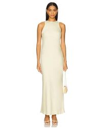 SNDY'S X Revolve Alessia Drop Waist Dress in White | Lyst
