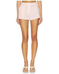 AEXAE - X Revolve Linen Pencil Short - Lyst