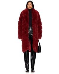 OW Collection - Copenhagen Faux Fur Coat - Lyst