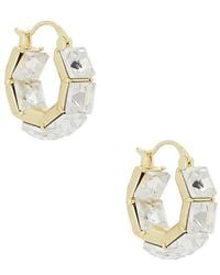 Amber Sceats - Pendientes De Aro Beau En Color Oro Metálico Talla En - Lyst