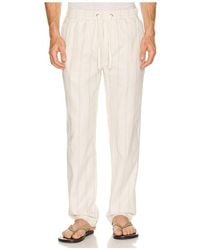 Marine Layer - Saturday Hemp Beach Pant Slim Straight - Lyst