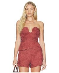 AMUR - Nala Bustier Top - Lyst