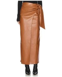 ALL THE WAYS - Kassidy Faux Leather Skirt - Lyst