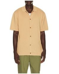 Rhythm - Textured Knit Shirt - Lyst