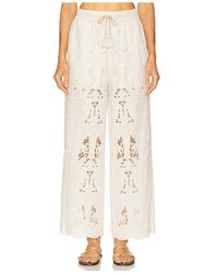 REVOLVE x JJ - Embroidered Pant - Lyst