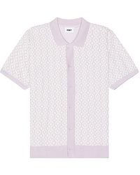 Obey - Testament Button Up Polo - Lyst