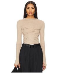 Enza Costa - Cashmere Twist Top - Lyst