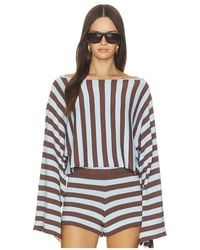 SRG - Izabelle Striped Sweater - Lyst