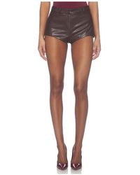 Lovers + Friends - X Hannah Lizzy Delaney Faux Leather Micro Short - Lyst