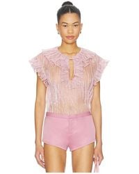 AKNVAS - Este Ruffle Top - Lyst