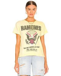 Daydreamer The Ramones Bowery And Bleeker Tee - Yellow